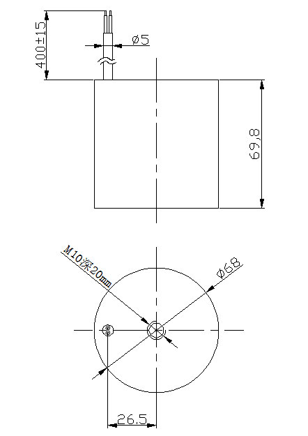 機(jī)械手強(qiáng)力電磁吸盤,電磁吸盤電磁鐵-尺寸圖